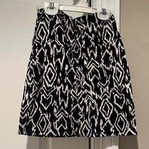 dELiA*s Black and Cream A-Line Skirt